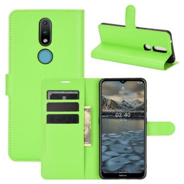 LN Flip Wallet Nokia 2.4 Green