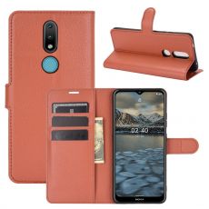 LN Flip Wallet Nokia 2.4 Brown