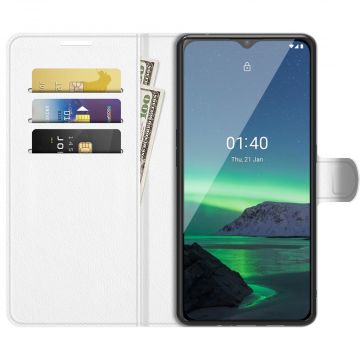 LN Flip Wallet Nokia 1.4 white