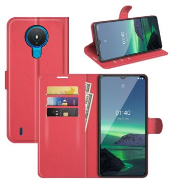 LN Flip Wallet Nokia 1.4 red