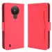 LN 5card Flip Wallet Nokia 1.4 red