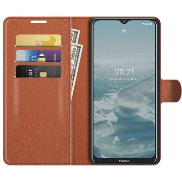 LN Flip Wallet Nokia G10/G20 brown