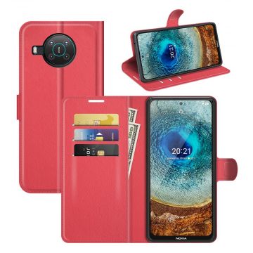 LN Flip Wallet Nokia X10/X20 red