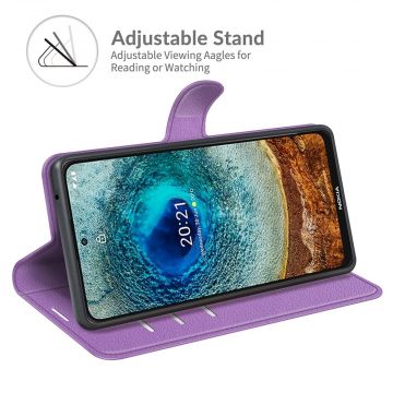 LN Flip Wallet Nokia X10/X20 purple