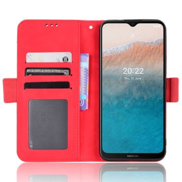 LN 5card Flip Wallet Nokia C21 Plus red