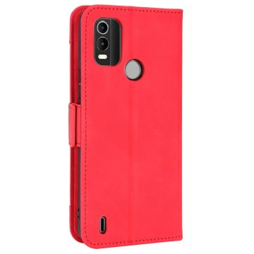 LN 5card Flip Wallet Nokia C21 Plus red