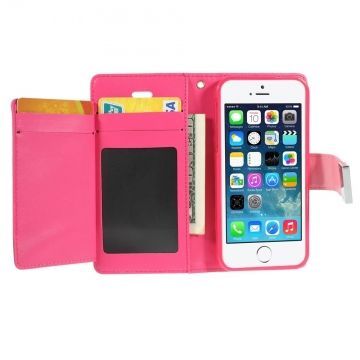 Goospery iPhone 5/5S/SE Rich-kotelo pink