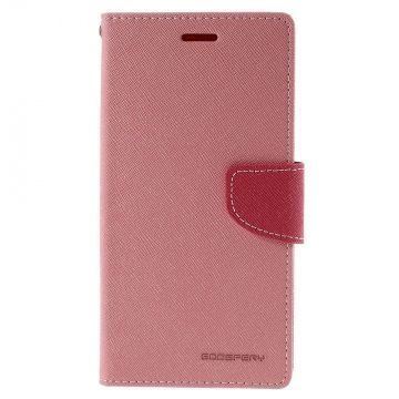Goospery Galaxy S6 Edge+ suojakotelo pink/red