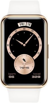 Huawei Watch Fit Elegant Edition Rosegold with white strap *poisto, avattu palautus*