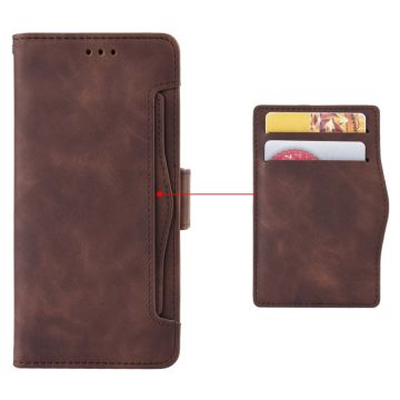 LN 5card Flip Wallet Poco X4 GT brown