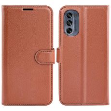 LN Flip Wallet Motorola Moto G62 brown