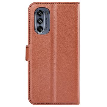 LN Flip Wallet Motorola Moto G62 brown