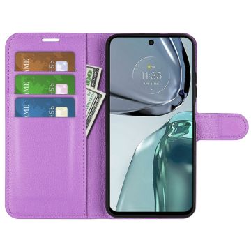 LN Flip Wallet Motorola Moto G62 purple