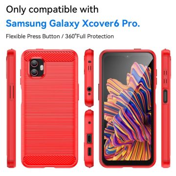 LN TPU-suoja Galaxy XCover 6 Pro red