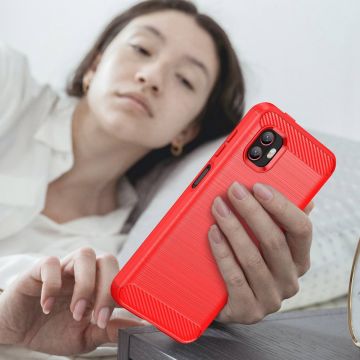 LN TPU-suoja Galaxy XCover 6 Pro red