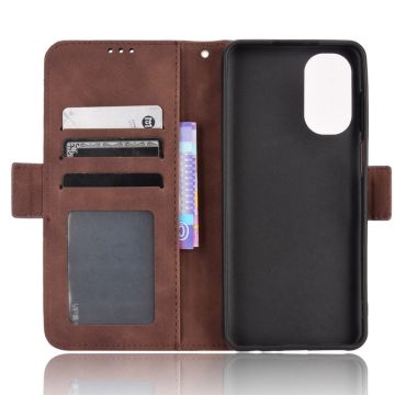 LN 5card Flip Wallet Motorola Moto G62 brown