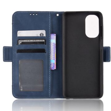 LN 5card Flip Wallet Motorola Moto G62 blue