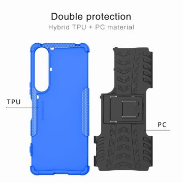 LN suojakuori tuella Sony Xperia 1 IV blue