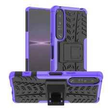 LN suojakuori tuella Sony Xperia 1 IV purple