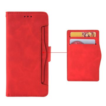 LN 5card Flip Wallet Moto G32 red