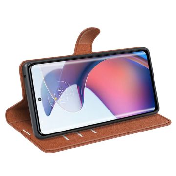 LN Flip Wallet Motorola Edge 30 Fusion brown