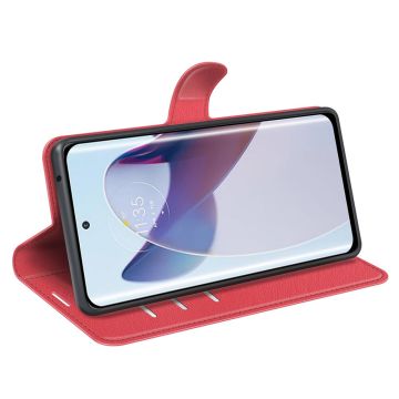 LN Flip Wallet Motorola Edge 30 Ultra red