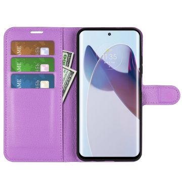 LN Flip Wallet Motorola Edge 30 Ultra purple