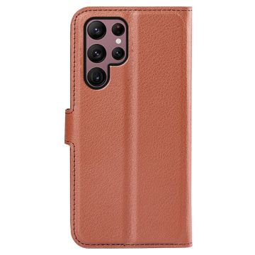 LN Flip Wallet Samsung Galaxy S23 Ultra brown