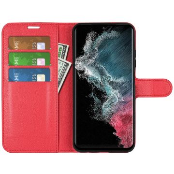 LN Flip Wallet Samsung Galaxy S23 Ultra red