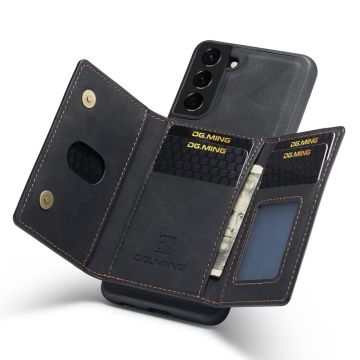 DG. MING suojakuori + lompakko Samsung Galaxy S23 black