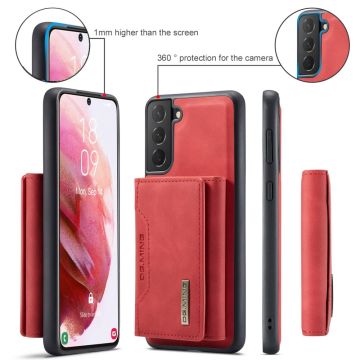 DG. MING suojakuori + lompakko Samsung Galaxy S23 red