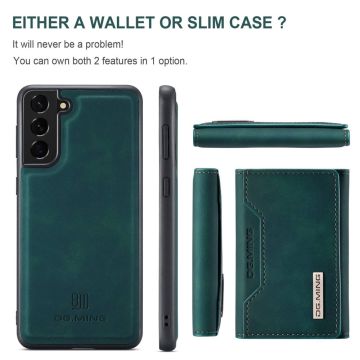 DG. MING suojakuori + lompakko Samsung Galaxy S23 green