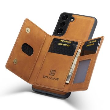 DG. MING suojakuori + lompakko Samsung Galaxy S23+ brown
