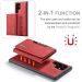 DG. MING suojakuori + lompakko Samsung Galaxy S23 Ultra red