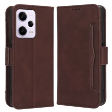 LN Flip Wallet 5card Redmi Note 12 Pro 5G brown