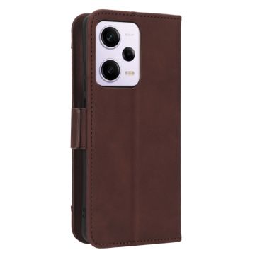 LN Flip Wallet 5card Redmi Note 12 Pro 5G brown
