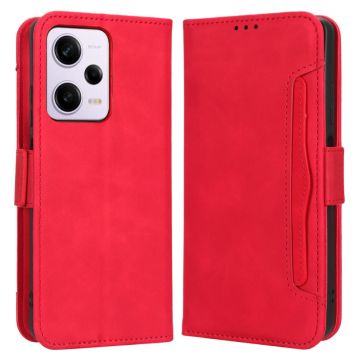 LN Flip Wallet 5card Redmi Note 12 Pro 5G red