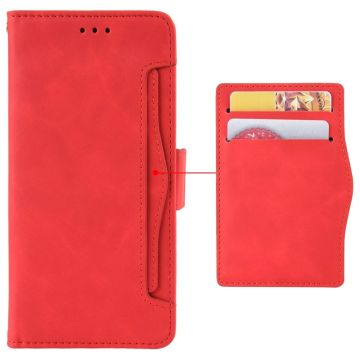 LN Flip Wallet 5card Redmi Note 12 5G red