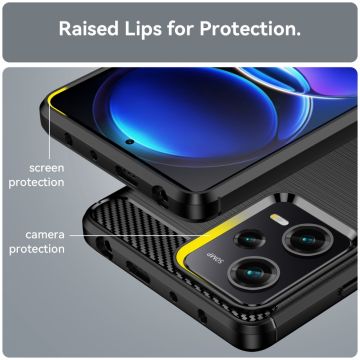 LN TPU-suoja Redmi Note 12 Pro 5G black