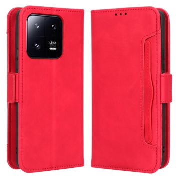 LN Flip Wallet 5card Xiaomi 13 Pro red