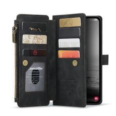 CaseMe 10card lompakkokotelo Galaxy A14 4G/A14 5G black