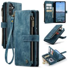 CaseMe 10card lompakkokotelo Galaxy A34 5G blue