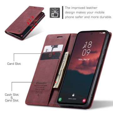 CaseMe suojalaukku Galaxy A54 5G red