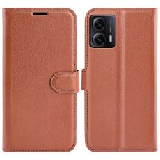 LN Flip Wallet Motorola Moto G53 5G brown