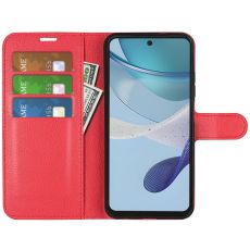 LN Flip Wallet Motorola Moto G53 5G red