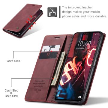 CaseMe suojalaukku Xiaomi Redmi Note 12 Pro 5G red