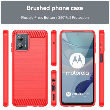 LN TPU-suoja Motorola Moto G53 5G red