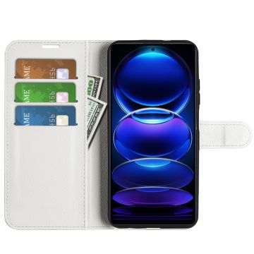 LN Flip Wallet Redmi Note 12 Pro 5G white