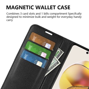 LN Flip Wallet Motorola Moto G73 black