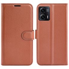 LN Flip Wallet Motorola Moto G73 brown